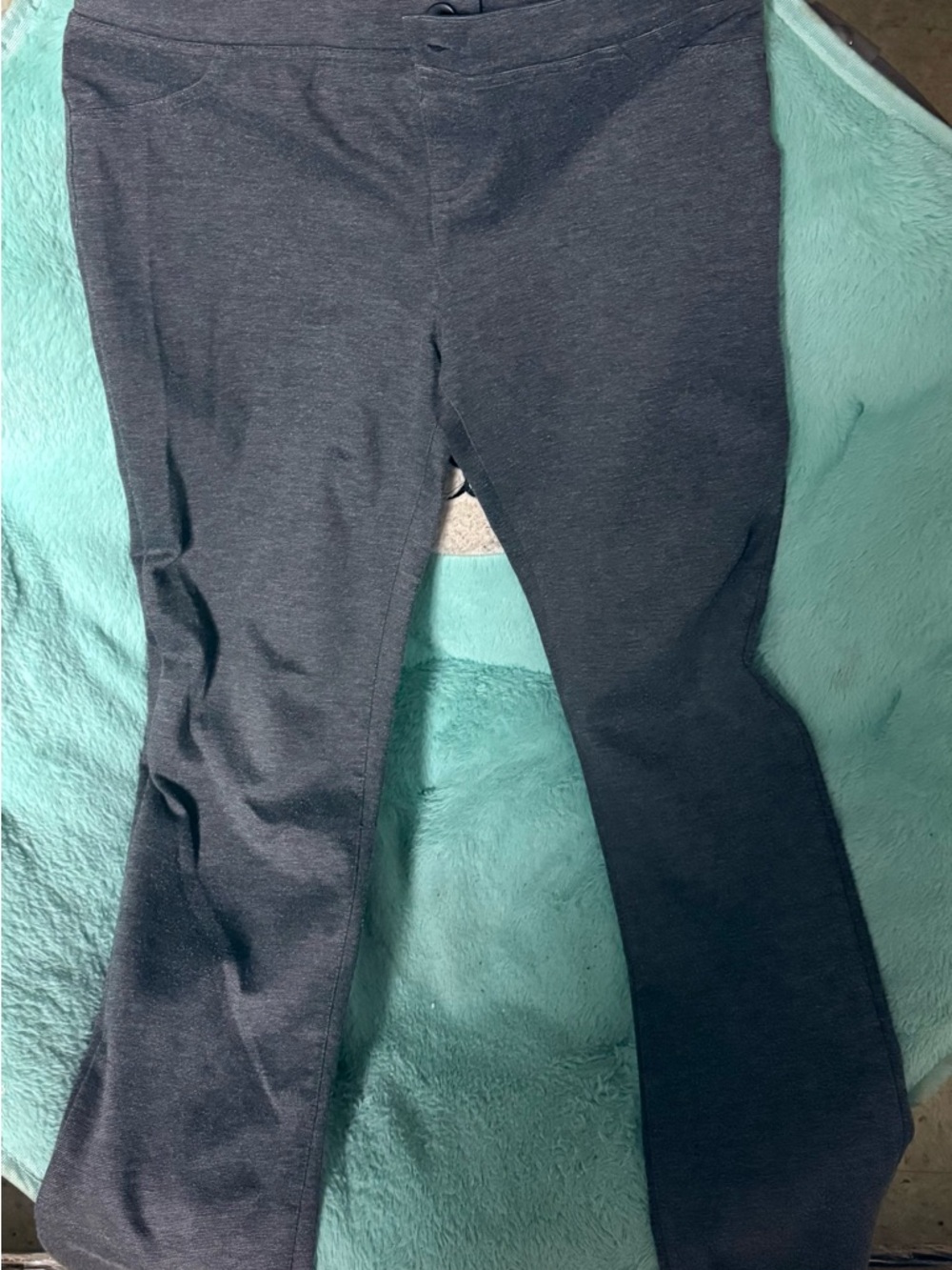 Girls 14/16 Falls Creek Kids Stretch Leggings in Dark Gray